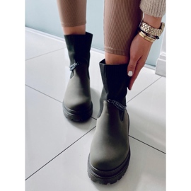 PA1 Csizma rugalmas Jesse Blackish Green felsőrésszel zöld 1