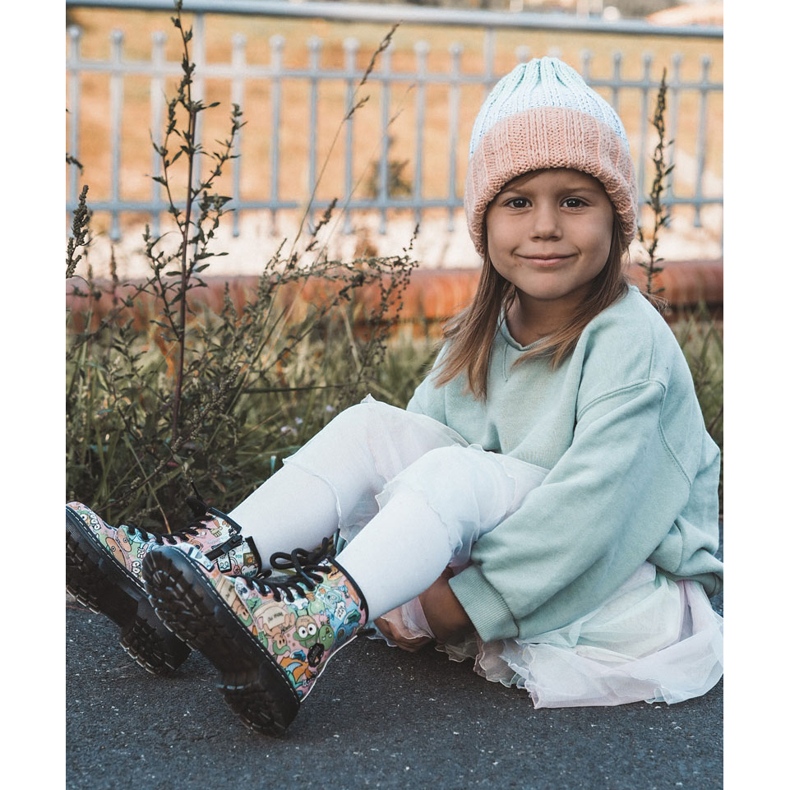 FR1 Gyermek meleg csizma nyomtatás Pink Dexi rózsaszín sokszínű 1