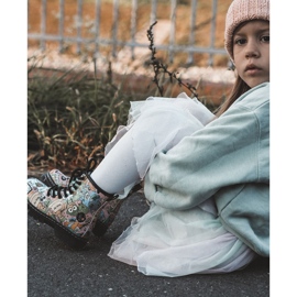 FR1 Gyermek meleg csizma nyomtatás Pink Dexi rózsaszín sokszínű 2 FR1 Gyermek meleg csizma nyomtatás Pink Dexi rózsaszín sokszínű 2