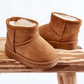 Gyermek meleg hócsizma Camel Gooby barna 2