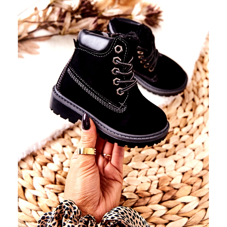 PA1 Gyerek Trappers csizma Fekete Milos H-50A / C 3