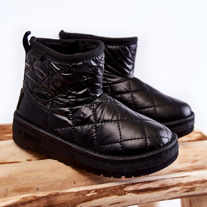 Gyermek fekete meleg hócsizma Big Star KK374242 1