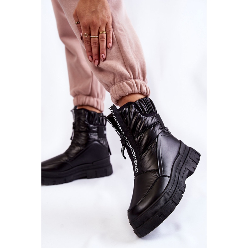 Vinceza Kényelmes női fekete hócsizma Elodia 2 Vinceza Kényelmes női fekete hócsizma Elodia 2