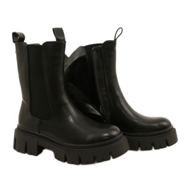 Női szőrme szigetelt munkavállalók Evento 22BT35-5040 fekete 4