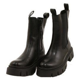 Női szőrme szigetelt munkavállalók Evento 22BT35-5040 fekete 2