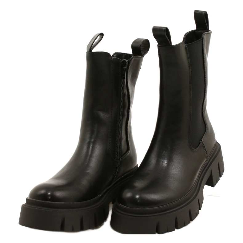 Női szőrme szigetelt munkavállalók Evento 22BT35-5040 fekete 2