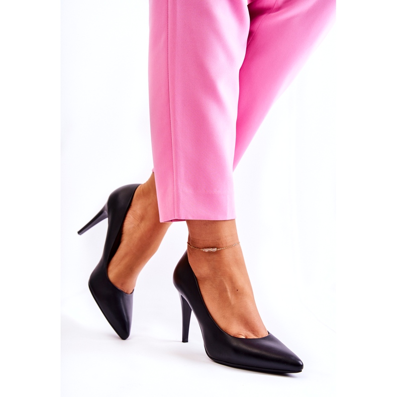 Sergio Leone Klasszikus fekete bőr tűsarkú varázslatosan 1396 1