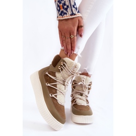 PL4 Női hócsizma La.Fi 280072KH-QN barna-zöld 1