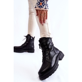 Bőr meleg csizma La.Fi 250009B-QN Fekete 2 Bőr meleg csizma La.Fi 250009B-QN Fekete 2