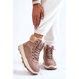 Meleg csizma Trappers Lee Cooper LCJ-22-44-1363 Pink rózsaszín 1