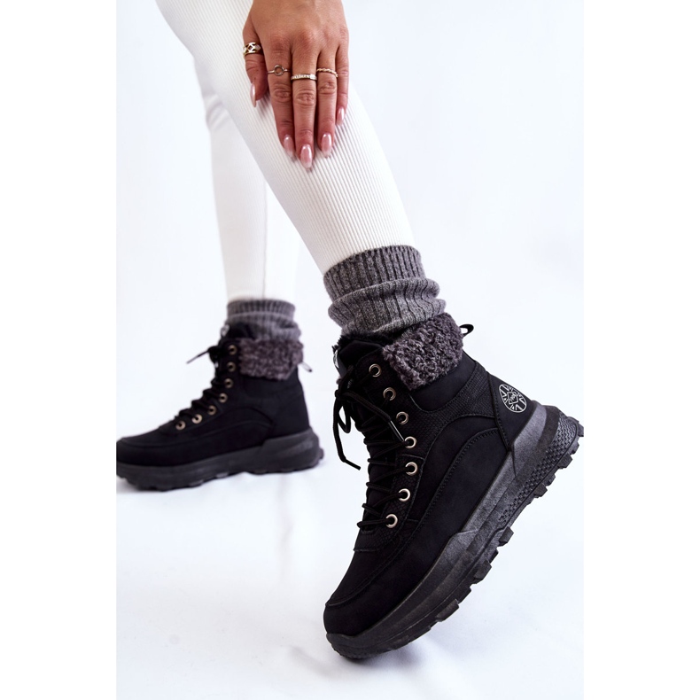 Meleg csizma, fekete Lee Cooper LCJ-22-44-1362 2