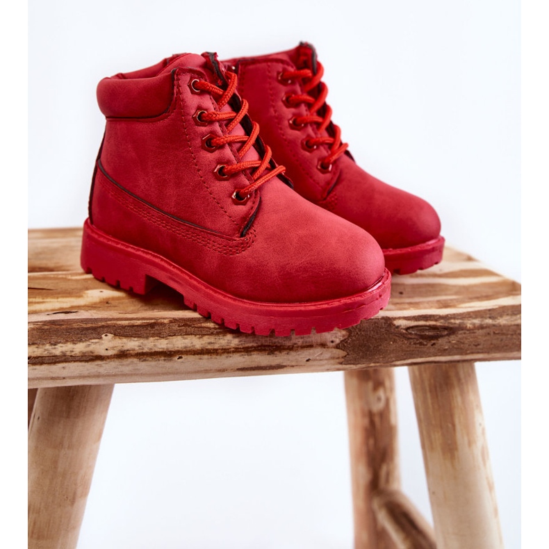 FR1 Gyerek Trappers csizma cipzárral Red Dexter piros 1