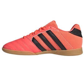 Adidas Super Sala In Jr GW1700 futballcipő piros narancs és vörös 1