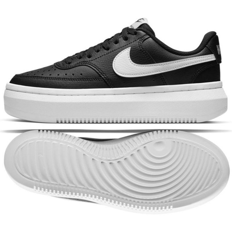 Nike Court Vision Alta W DM0113 002 cipő fekete 1