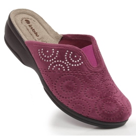 Kényelmes női papucs rugalmas szilvával Inblu sokszínű 1