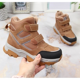 News Birkagyapjú tevével szigetelt fiú téli cipő Hírek barna fekete sokszínű 1