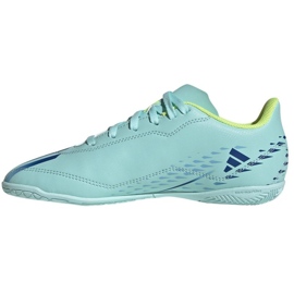 Adidas X Speedportal.4 In Jr GW8504 futballcipő kék kék 1 Adidas X Speedportal.4 In Jr GW8504 futballcipő kék kék 1