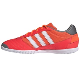 Adidas Super Sala In M GV7593 futballcipő piros narancs és vörös 1