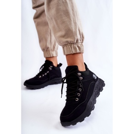 Női Otto fekete meleg túracipő Trappers 1