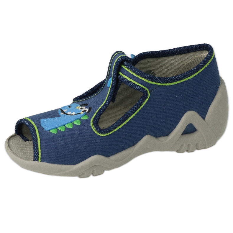 Befado gyerekpapucs csattal 217P116, sötétkék 2