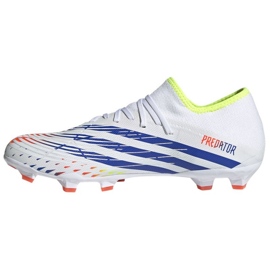 Adidas Predator Edge.3 L Fg M GW0995 futballcipő fehér fehér 1