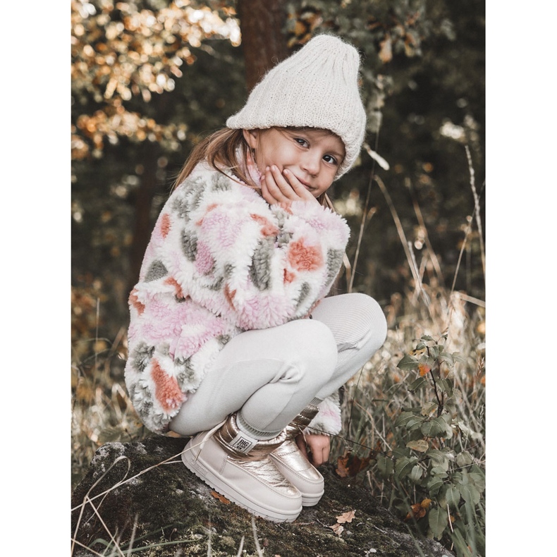 Gyermek hócsizma Big Star KK374221 Beżowo-Złote bézs 1