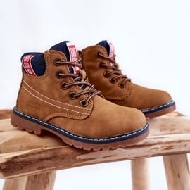 Gyermek trappers Big Star KK374130 Camel barna 1