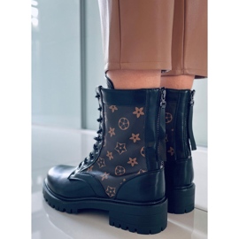 BM Voice Black női munkacipő barna fekete 1