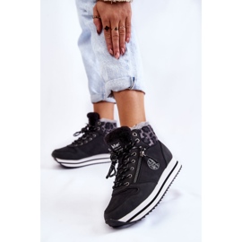 Női fekete meleg csizma Lee Cooper LCJ-22-31-1448 2