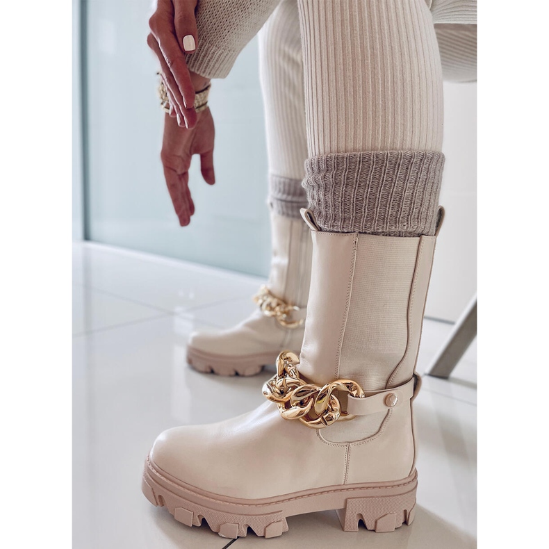 BM High Chelsea csizma Parade Beige bézs 1