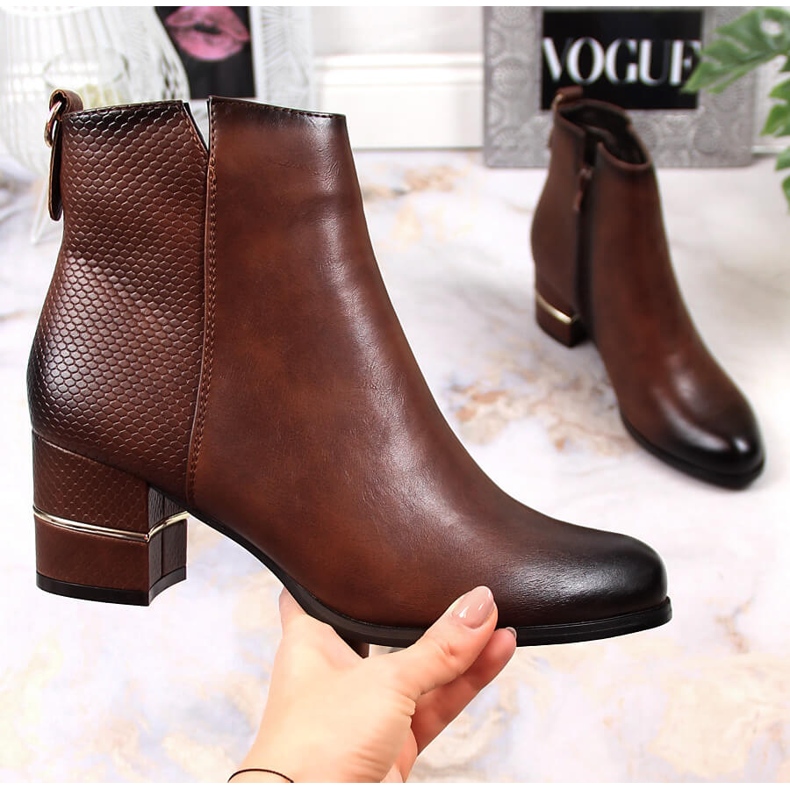 Női jodhpur csizma barna szigetelt oszlopon M. Daszyński 1 Női jodhpur csizma barna szigetelt oszlopon M. Daszyński 1