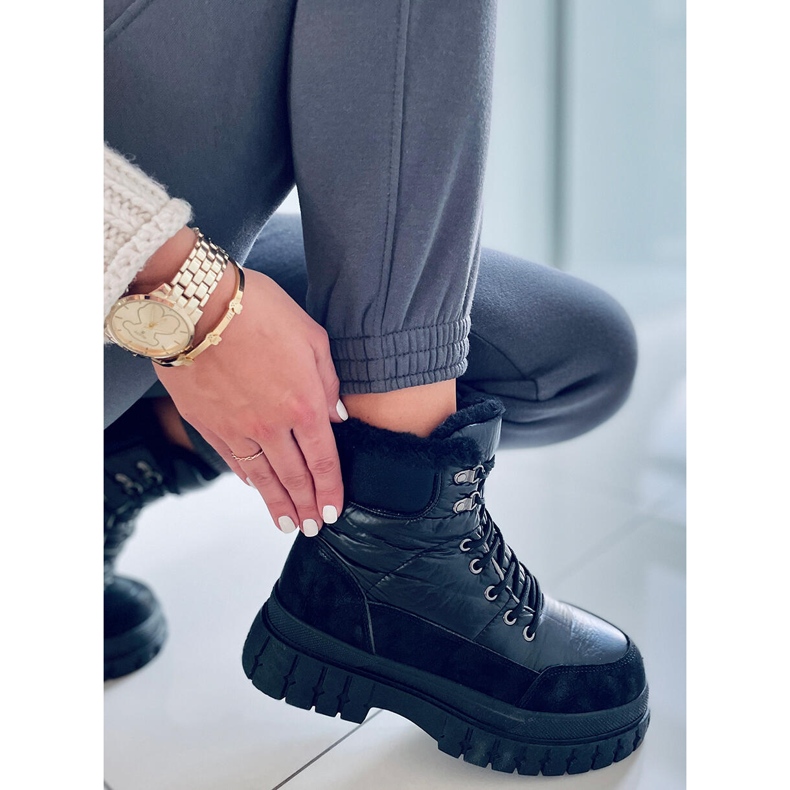 BM Renn Black női hócsizma fekete 2