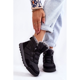 Női hőszigetelt hócsizma Cross Jeans KK2R4016C Fekete 1