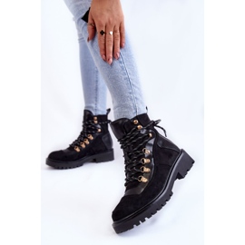 Női fekete meleg csizma fűzős Jesse 2 Női fekete meleg csizma fűzős Jesse 2