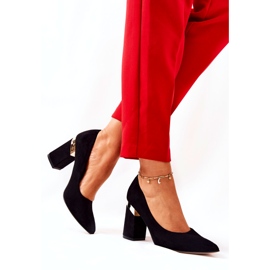 Női velúr Lewski szivattyúk 3117 fekete 1