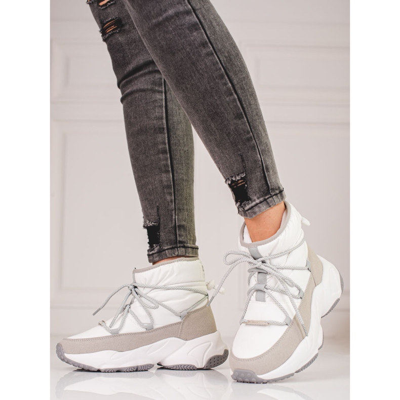 Női fehér hócsizma Big Star KK274272 bézs 1