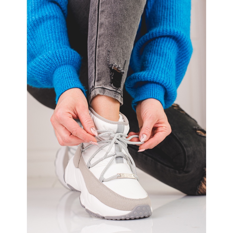 Női fehér hócsizma Big Star KK274272 bézs 2