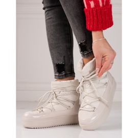 Női világos bézs shelovet hócsizma 1 Női világos bézs shelovet hócsizma 1