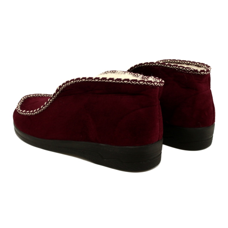 Meleg papucs Filc Adanex 17013 Burgundy sokszínű 3