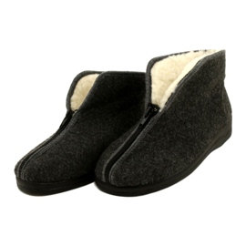 Szigetelt Filc Papucs Adanex 26844-FBP7FU Szürke 3