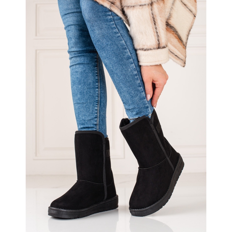 Big Star női Mukluki KK274618 fekete 1