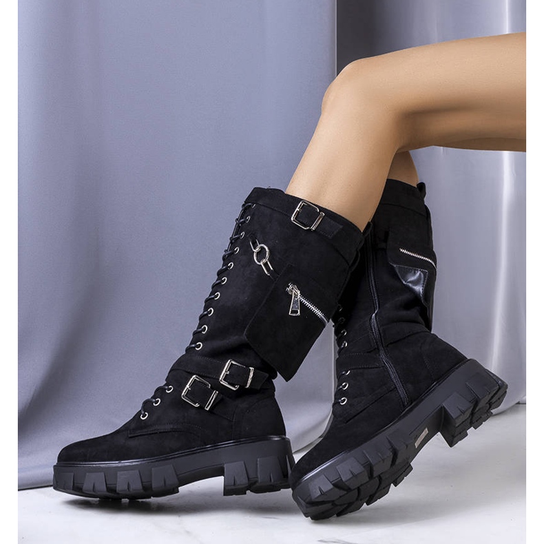 PA1 Fekete meleg csizma Sedin tasakkal 1