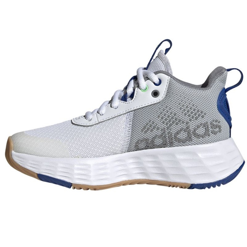 Adidas OwnTheGame 2.0 Jr GW1553 kosárlabdacipő fehér fehér 1