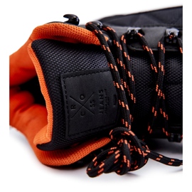 Férfi Trekking meleg csizma Cross Jeans KK1R4018C fekete 1 Férfi Trekking meleg csizma Cross Jeans KK1R4018C fekete 1