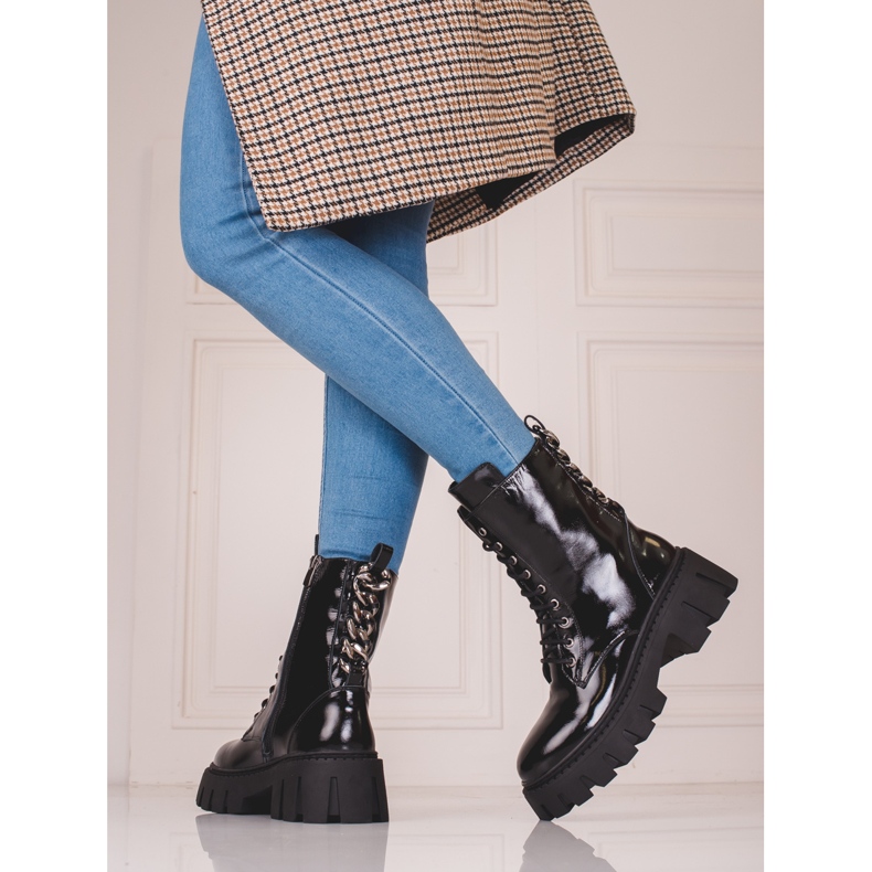 Fekete női Shelovet bőrtáskák 2