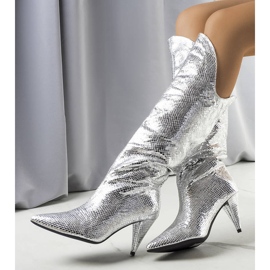 Kova ezüst szigetelésű csizma 1