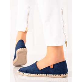 Vinceza Vincez sötétkék espadrillák 1