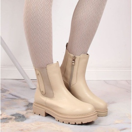 Meleg Jodhpur csizma Laura La.Fi W PMR21 bézs 2