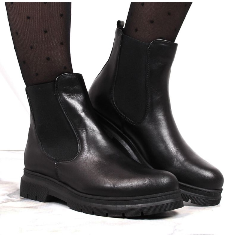 Dolomite Rage Pro Dolce Pietro W P94 bőrből készült csúszóbetét fekete 2