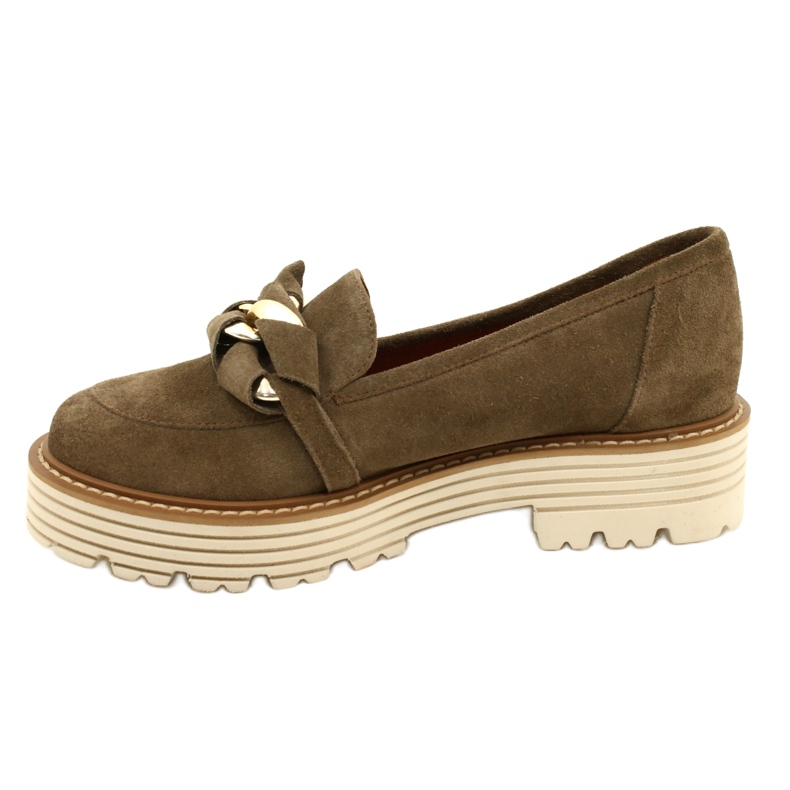 Női cipő díszes dísznel Laura Messi 2523 zöld 1